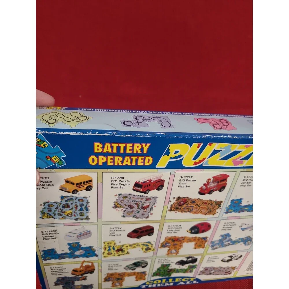 NEW Vintage Battery Operated Airplane Puzzle Set Collector's Edition S-1779 NIB
